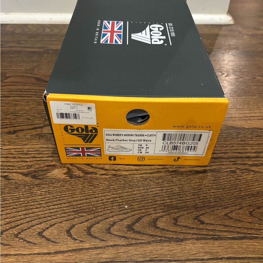 Gola Women's Free People  Arizona Trainer in Black, Feather Grey and Off White!!